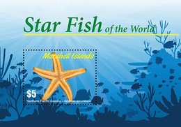 Marshall Islands 2020  Fauna Star Fish Of The World  202104 - Marshall