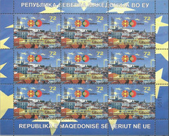 NMK 2021-07 NMK IN EU - PORTUGAL, NORTH MACEDONIA, MS, MNH - 2021