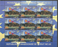 NMK 2021-07 NMK IN EU - SLOWENIEN, NORTH MACEDONIA, MS, MNH - 2021