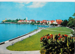 Allemagne  Bodenseekurort Langenargen Neue Uferpromenade Bei Der Oberen Seestrasse N°7994 état Moyen - Langenargen