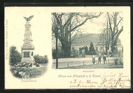 AK Neustadt A. D. Dosse, Kriegerdenkmal, Amtsfreiheit Mit Kindern - Neustadt (Dosse)