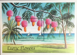 Maldives 1997 Exotic Flowers Minisheet MNH - Ohne Zuordnung