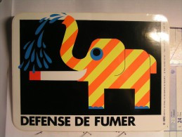 Autocollant - Défense De Fumer - 20cm X 15 Cm - Reclame-artikelen