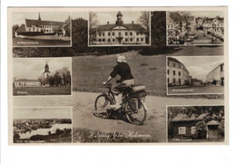 DG1974- SWEDEN - HÄLSING FRÅN HEDEMORA - MULI VIEW POSTCARD - Zweden