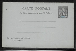 Ste Marie De Madagascar - Entiers Postaux Acep CPRP 3 - TB - Storia Postale