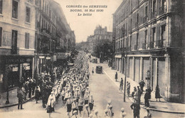 01 BOURG CONGRES DES SEMEUSES 18 MAI 1930 LE DEFILE - Autres & Non Classés