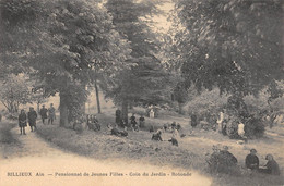 CPA 01 RILLIEUX PENSIONNAT DE JEUNES FILLES COIN DU JARDIN ROTONDE (cliché Pas Courant - Ohne Zuordnung