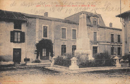 CPA 01 LENT MONUMENT AUX MORTS ET HOTEL DE VILLE - Ohne Zuordnung