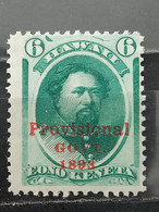 Hawai. 1893. Provisional Gov. 6c. Nuevo * - Hawaii