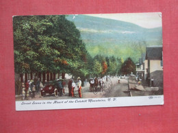 Street Scene In The Heart Of The Catskills Mountains     New York    Ref  4945 - Catskills