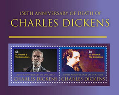 St.Vincent 2020  Charles Dickens I202104 - Marshall Islands