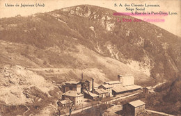 CPA 01 USINE DE JUJURIEUX S.A.DES CIMENTS LYONNAIS - Ohne Zuordnung