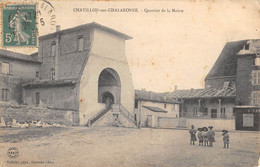 CPA 01 CHATILLON SUR CHALARONNE QUARTIER DE LA MAIRIE - Ohne Zuordnung