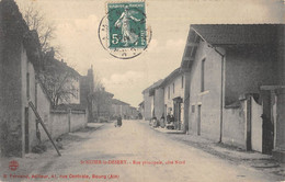 CPA 01 SAINT NIZIER LE DESERT RUE PRINCIPALE COTE NORD - Non Classés