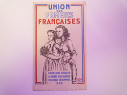 2021 - 2043  UNION Des FEMMES FRANCAISES  :  CARTE D'ADHERENTE  1950  TARBES - Non Classés