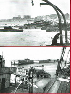 14 - ASNELLES SUR MER - 2 Cartes Postales  Débarquement 1944 - Pontons Du Débarquement - Arromanches