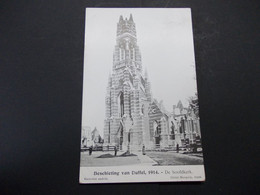 Duffel - Beschieting Van Duffel 1914 - De Hoofdkerk - Duffel