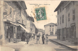 CPA 01 MONTREVEL GRAND RUE - Unclassified