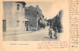 CPA 01 LAGNIEU LA GRANDE RUE (cliché Pas Courant - Ohne Zuordnung