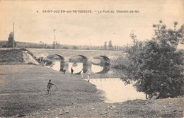 CPA 01 SAINT JULIEN SUR REYSSOUZE LE PONT DU CHEMIN DE FER - Ohne Zuordnung