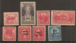ESTADOS UNIDOS Varias Series De Los Años 1926/1928 8 Valores   NL1656 - Unused Stamps