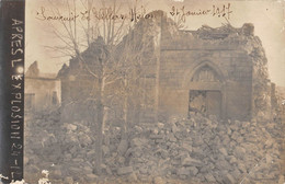 DEP 02 CARTE PHOTO SITUEE SOUVENIR DE VILLERS HELON 24 JANVIER 1917 APRES EXPLOSION - Altri & Non Classificati