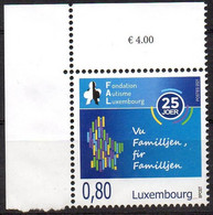 LUXEMBOURG 2021 - 1v - (*) - MNG (Mint No Gum) - 25 Years Of The Luxembourg Autism Foundation - Autismus Autismo - Ziekte