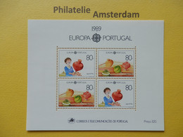 Portugal 1989, EUROPA CEPT: Mi 1785, Bl. 64, ** - 1989