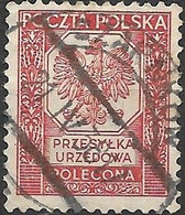 POLAND 1945 Official - Arms - (1.55z.) - Red FU - Service