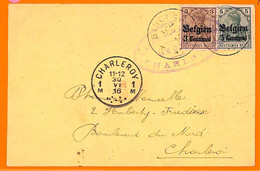 99013 - German BELGIUM - POSTAL HISTORY -   POSTCARD From BIRCHE 1916 - OC38/54 Occupazione Belga In Germania