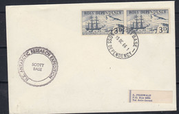 Ross Dependency 1966 Ca NZ Antarctic Research Expedition Ca Scott Base 15 DE 66 (52253) - Brieven En Documenten