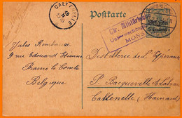 99020 - German BELGIUM - POSTAL HISTORY -  POSTAL STATIONERY CARD 1916 - OC38/54 Belgian Occupation In Germany