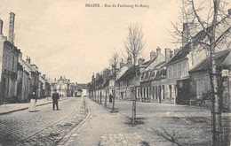 CPA 02 BRAINE RUE DU FAUBOURG SAINT REMY - Sonstige & Ohne Zuordnung