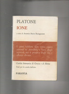 PLATONE IONE    29 - Histoire, Philosophie Et Géographie