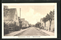 AK Kaltenkirchen I. Holst., Bahnhofstrasse Mit Kindern - Kaltenkirchen