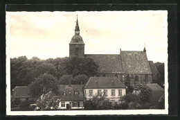 AK Burg / Fehmarn, Kirche Mit Charlotte-Niese-Geburtshaus - Fehmarn