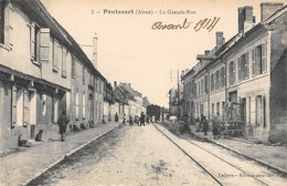 CPA 02 PONTAVERT LA GRANDE RUE - Altri & Non Classificati