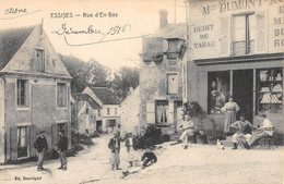 CPA 02 ESSISES RUE EN BAS - Autres & Non Classés