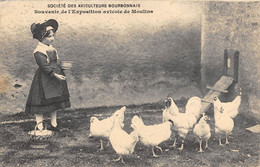 CPA 03 SOCIETE DES AVICULTEURS BOURBONNAIS SOUVENIR DE L'EXPOSITION AVICOLE DE MOULINS - Moulins