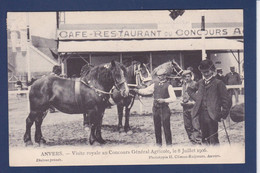 CPA Belgique > Anvers Visite Royale 1906 Horse Circulé - Andere & Zonder Classificatie