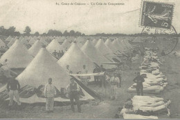 CARTES D'AUTREFOIS GUERRES ET MILITAIRES CHAMPAGNE CAMP DE CHALONS - Champagne - Ardenne