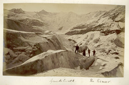 Albumen Photo - Grindlewald SWITZERLAND (22.5 X 13.5cm) - Antiche (ante 1900)