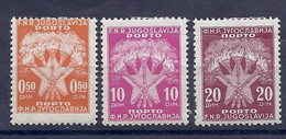 210039434  YUGOSLAVIA.  YVERT  SERVICE  Nº  103/109/110  */MH - Service