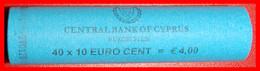 • GREECE: CYPRUS ★ 10 CENT 2020 UNC ROLL UNCOMMON! LOW START ★ NO RESERVE! - Rollos