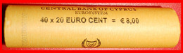 • GREECE: CYPRUS ★ 20 CENT 2012 UNC ROLL UNCOMMON! LOW START ★ NO RESERVE! - Rollen