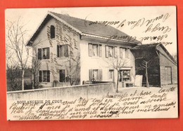 ZOOP-01 RARE Boulangerie De Cugy Près De Mont-sur-Lausanne. Dos Simple, Circulé 1905. OPAR Sans Numéro - Cugy