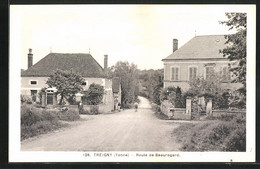 CPA Treigny, Route De Beauregard - Treigny