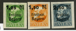16770 *offers Welcome* 1920 Mi.174-76B Mint* - Bavaria