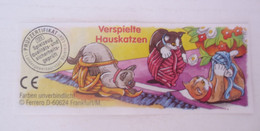 KINDER SURPRISE 2001 Deutch :          BPZ N° 681431 - Istruzioni