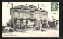 CPA Cruzy-le-Chatel, La Mairie, Facade - Cruzy Le Chatel